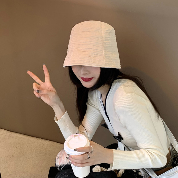 링클 데일리 버킷햇 봄 여름 모자 햇빛 자외선 차단 벙거지모자 보닛햇 썬캡