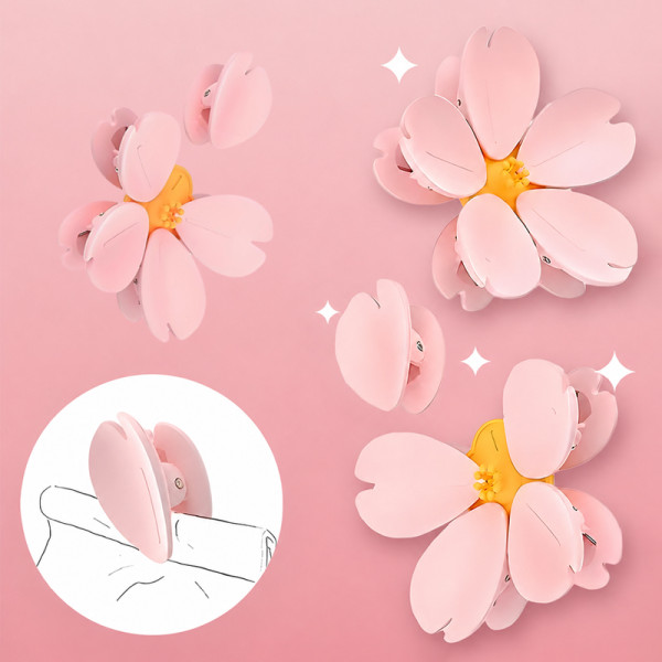 벚꽃 자석 클립 집게 냉장고 마그넷 과자 봉지 밀봉 데코 집개