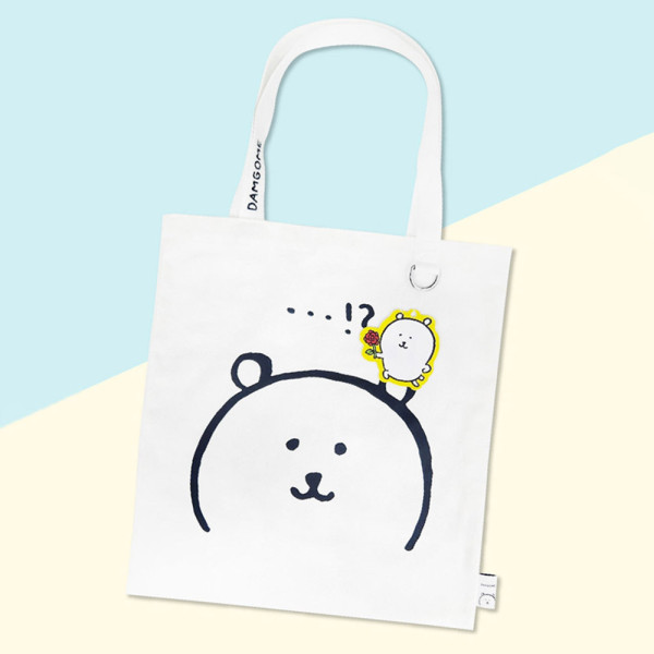 담곰이 에코백-화이트