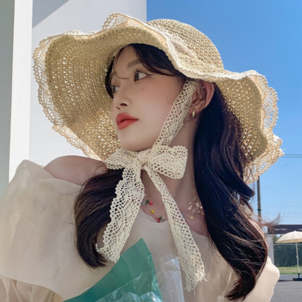 [별별창고] 휴양지모자 여름 모자 여성 챙넓은