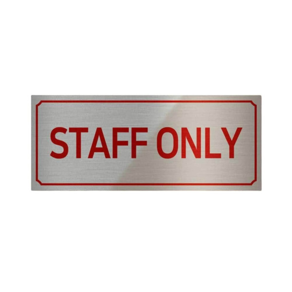 관계자외 출입금지 STAFF ONLY 스티커