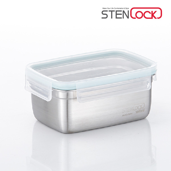 스텐락 퓨어 직사각밀폐용기 6호 1000ml