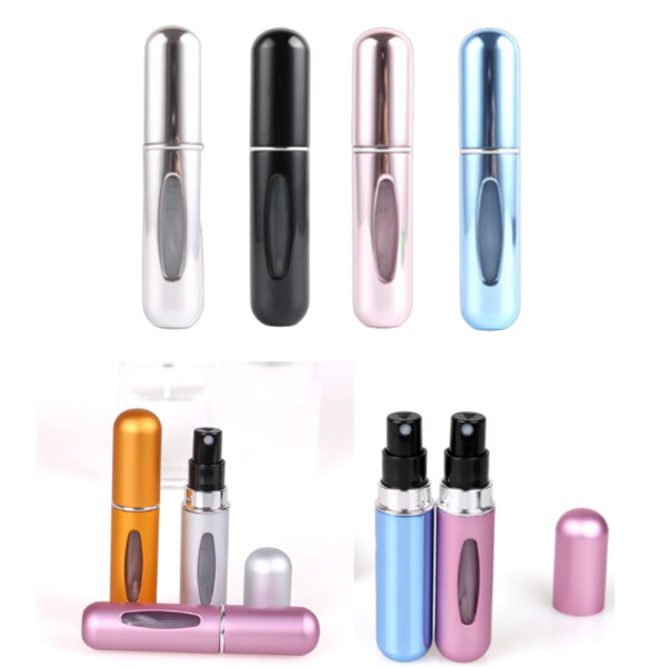 휴대용 리필 향수병 (5ml) 소분 스프레이 케이스 펌핑 충전 옮기기 공병 용기
