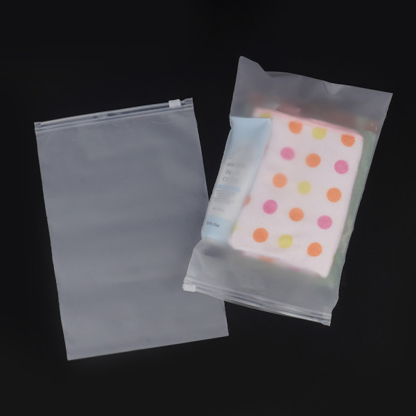 1P 반투명 PVC 지퍼백 파우치 17x25cm