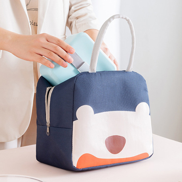 보온 보냉 수능 소풍 도시락 가방 직장인 런치백 블루