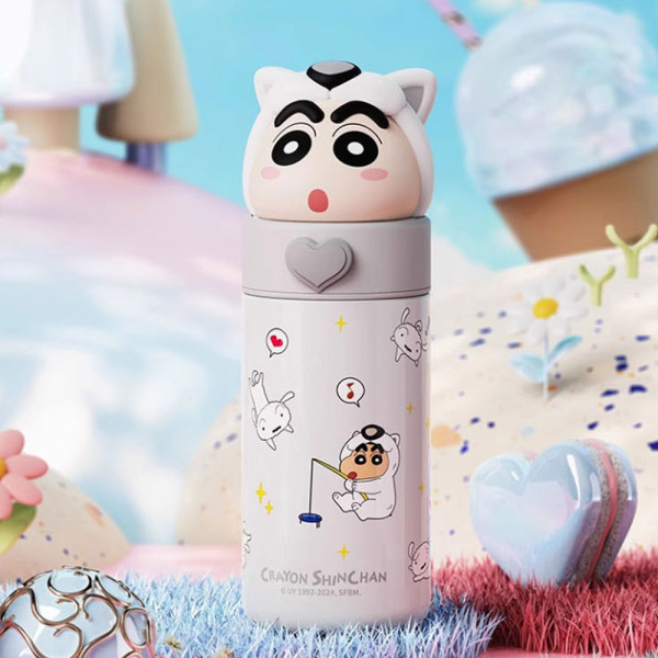 짱구 피규어 텀블러 350ml-북극곰