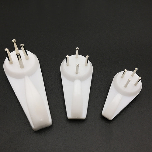 벽걸이 핀후크 후크걸이 벽핀 소 1.5x3cm DD-12111