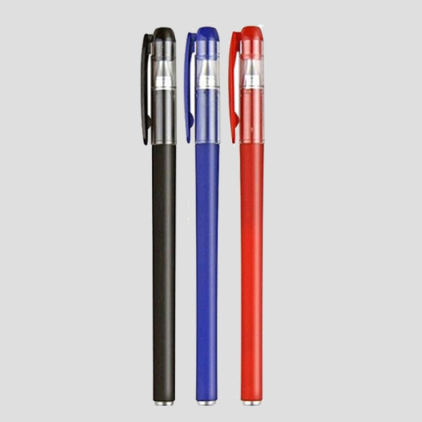 레드 필기감 가벼운 부드러운 블랙 유성볼펜 0.5MM