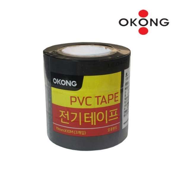 오공 전기 절연 테이프 3개입
