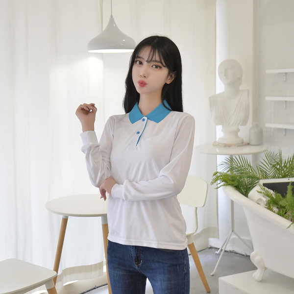 교복몰 컬러 카라티 (반팔,긴팔) (6colors) 티셔츠