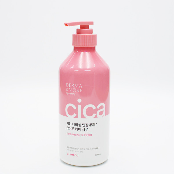 더마앤모어 시카 너리싱 손상모 케어 샴푸 600ml