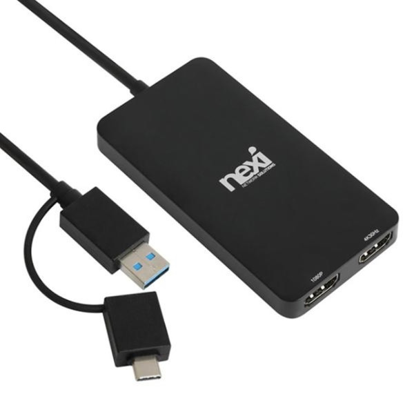 C타입 3.0 HDMI 2포트 컨버터 썬더볼트3/4