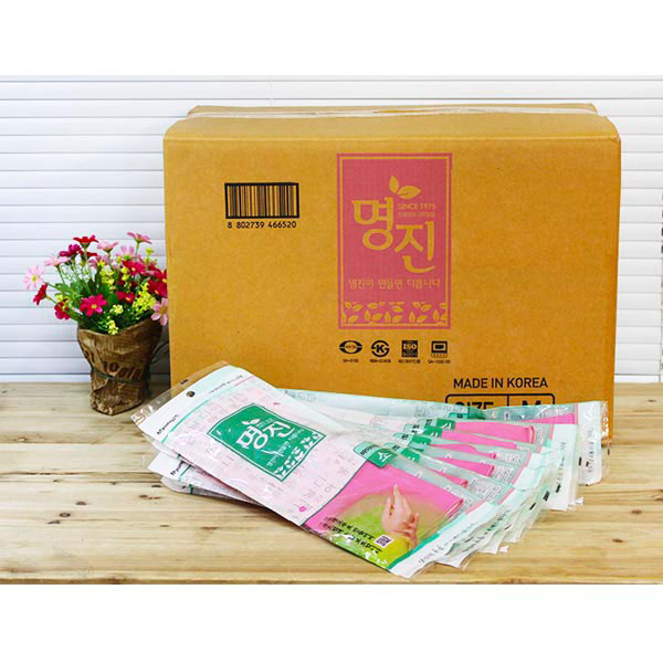 (BOX)명진고무장갑(바이리빙 소)핑크_100개입-박스