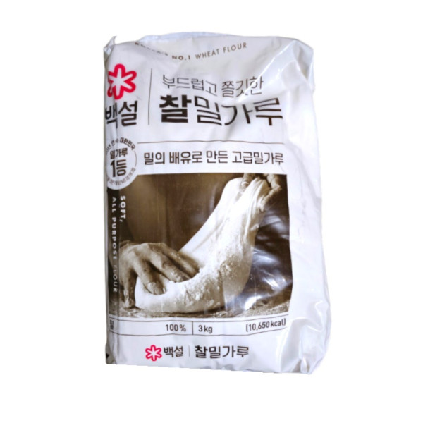백설 찰밀가루 3Kg