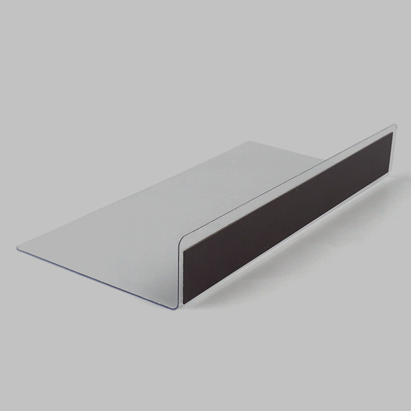 L형 투명 칸막이 25x12cm 1P 자석형