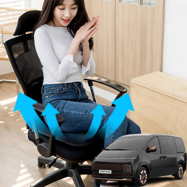 스타리아 시원한쿨링팬 메쉬 쿨링방석 호환