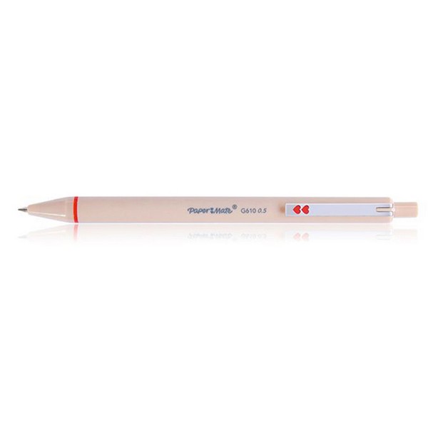 페이퍼메이트 파스텔 젤펜 0.5mm 적색