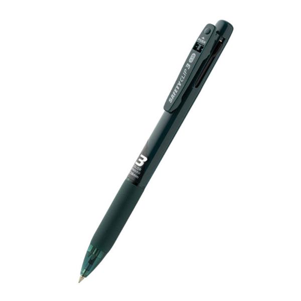 마이펜 세이프티클립 3색볼펜 0.38mm 미드나잇 1EA