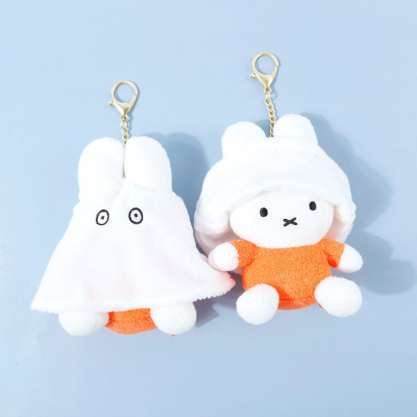 유령 미피 가방고리 인형 15cm-오렌지