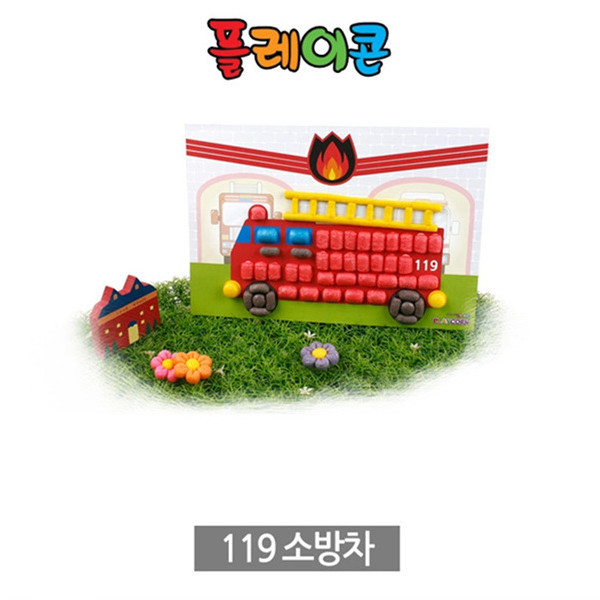 (PL) 플레이콘 119소방차놀이(5인용)