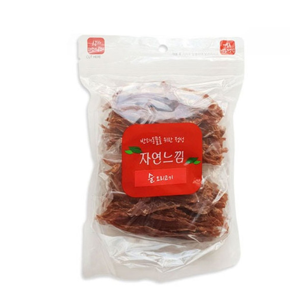 토리 자연느낌 순 오리고기 200g 강아지 간식