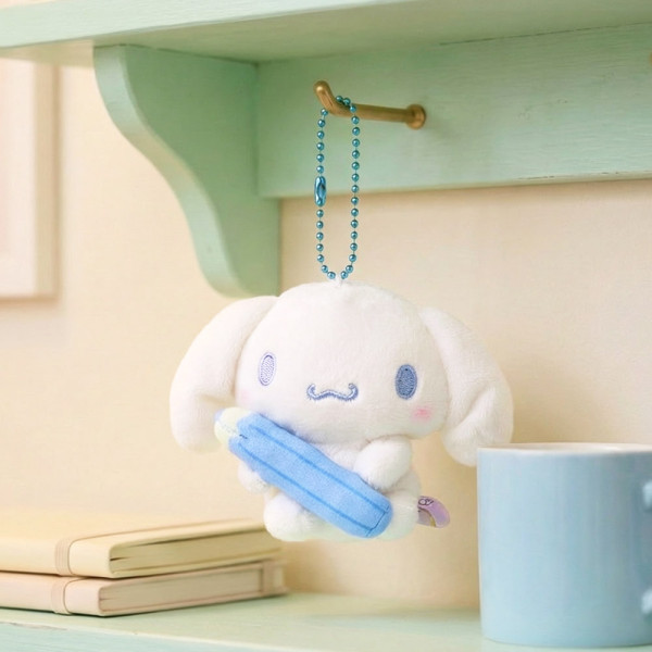 산리오 시나모롤 열공 가방고리 8cm
