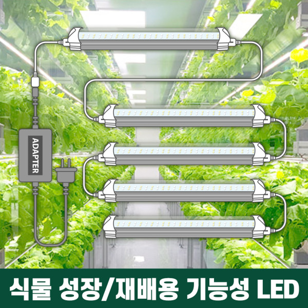 국내산 식물재배 항균LED램프 화분전등