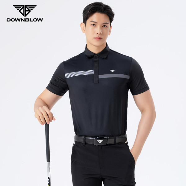 다운블로우_DBS2HB 5108M_골프포인트배색반팔티셔츠