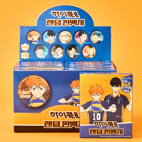 하이큐 랜덤 핀뱃지-10EA