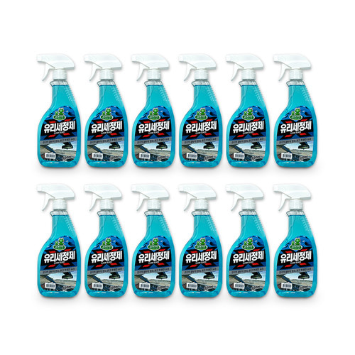 청개구리 유리세정제600ml 12개 유리청소 창문청소 유리세제 유리세정 스프레이형
