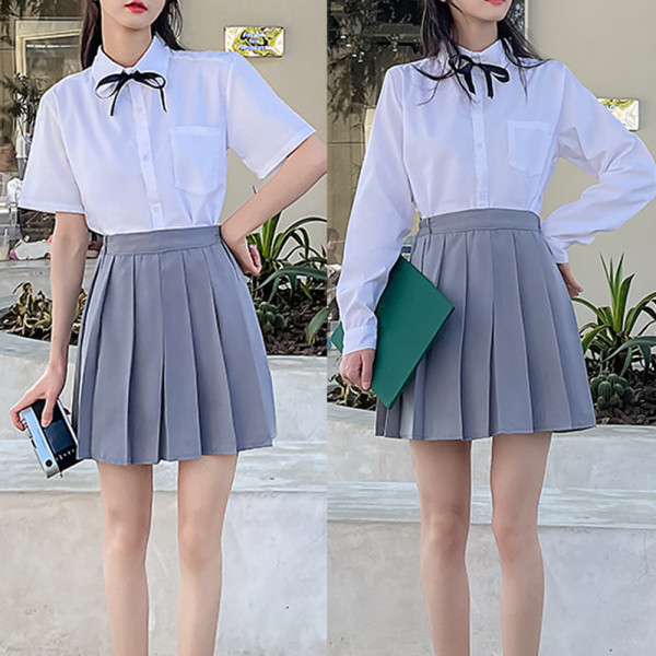 교복몰 (반팔or긴팔)화이트 대만교복 드라마 여주세트