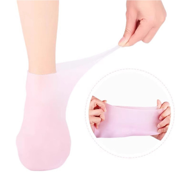 부드러운 발 뒷꿈치 만들기 실리콘 덧신 보습 패드