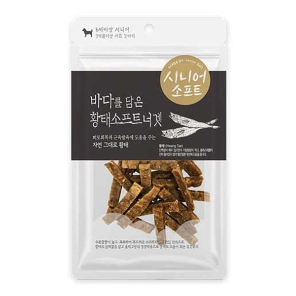 시니어소프트 건강함을담은 황태 소프트 너겟 80g 강아지 간식