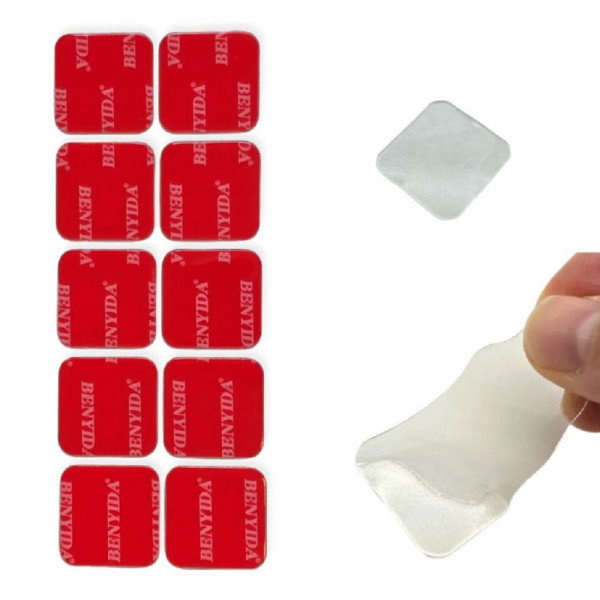 투명 나노 양면 접착제 10P 1SET 정사각형3cm