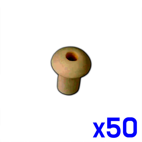 DIY 실험용 알코올램프부품 애자 1p x50개 학습용교구