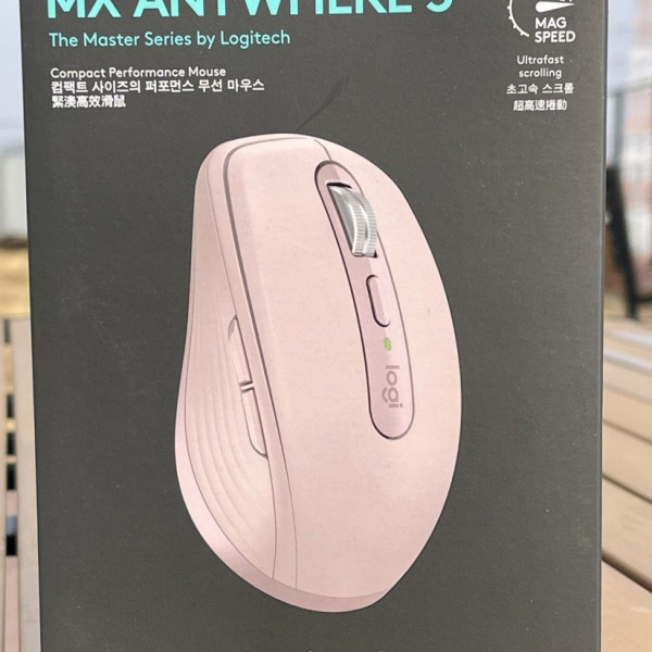 로지텍 MX Anywhere 3 무선 마우스 로즈핑크