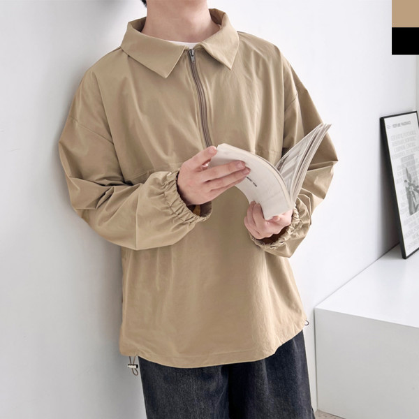2L- TTA 2043 남자빅사이즈 카라 아노락바람막이