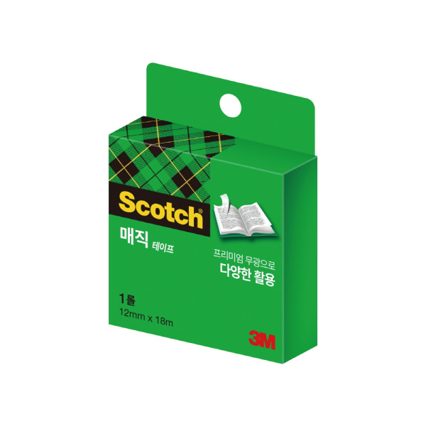 3M 스카치 매직 테이프 리필 810R (12mm x 18m)