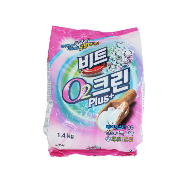 비트 O2 크린 플러스 가루 세탁세제 드럼겸용 1.4kg