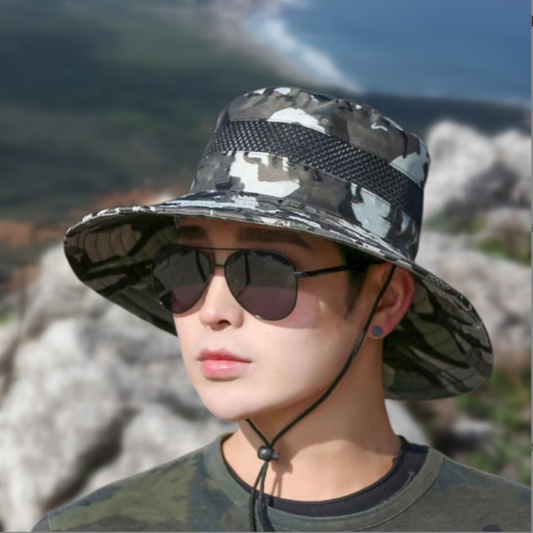 챙넓은 uv차단 자외선차단 사파리 등산 농사 모자