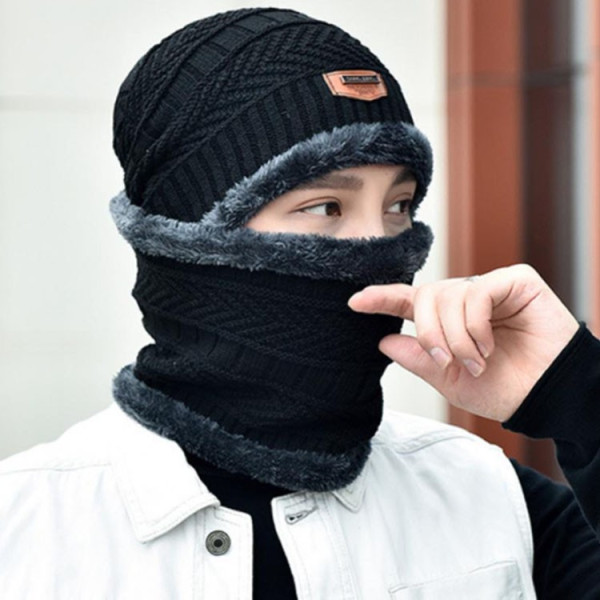 겨울모자 겨울넥워머 겨울융털모자 겨울융털비니 비니 커플모자 남여공용모자 융털비니넥워머세트