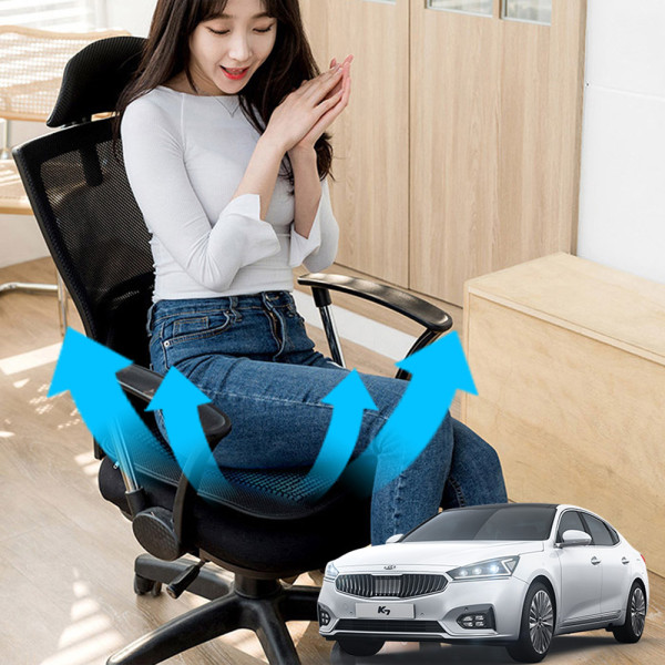 올뉴K7 시원한쿨링팬 메쉬 쿨링방석 호환