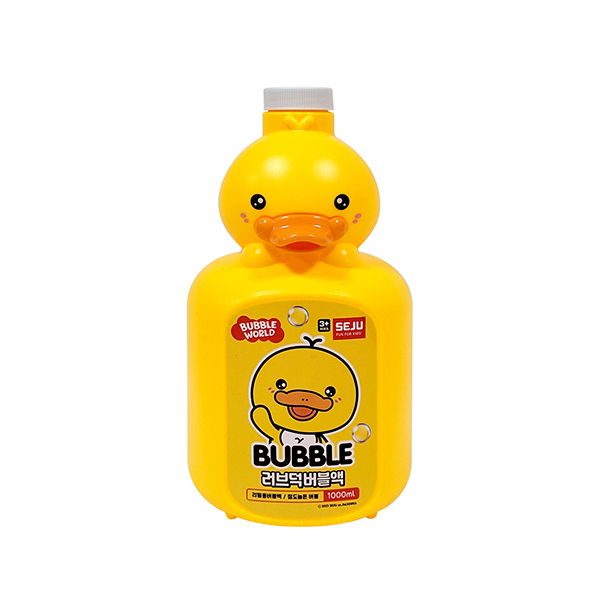 러버덕버블액 비눗방울대용량 비눗방울리필액 1000ml