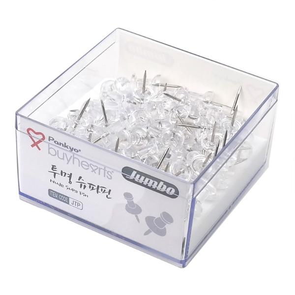 바이하츠 점보투명슈파핀(장구핀)(66EA)