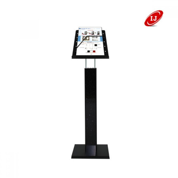 카다로그 스탠드 CLG 47B1 BLACK 분체도장 A4 잡지꽂이
