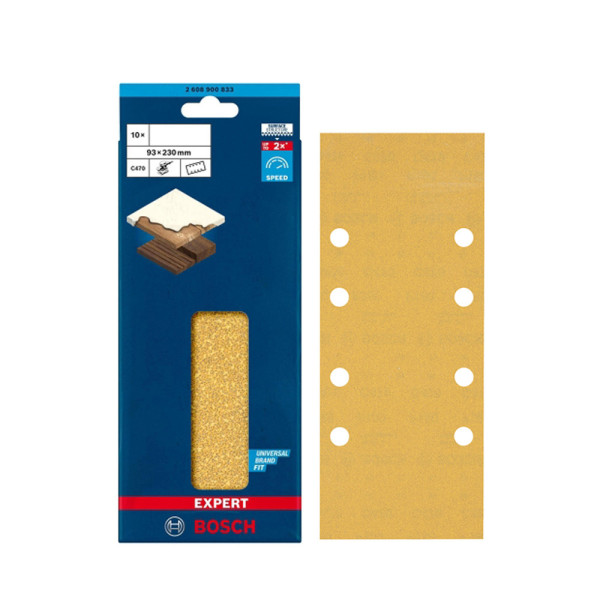 보쉬 C470 사각 샌딩페이퍼 93x230mm 10장 P60