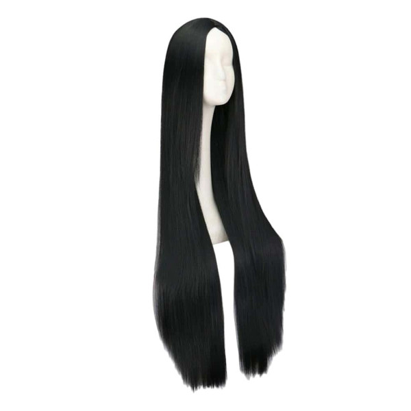 검은색 긴 생머리 가발 70cm