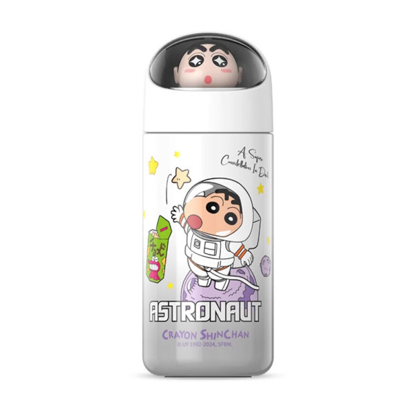 짱구 우주 캡슐 피규어 텀블러 350ml-우주인짱구
