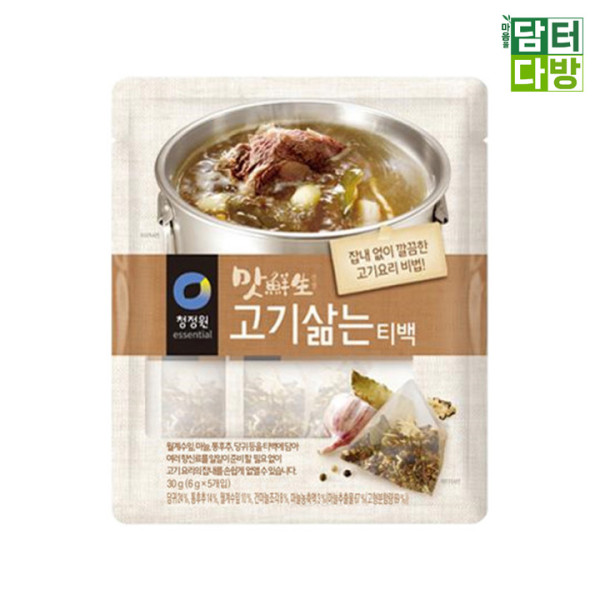 청정원 맛선생 고기삶는 티백 30g X 3개