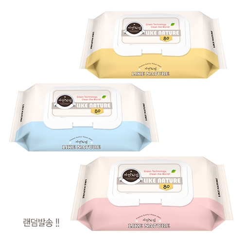 자연처럼 물티슈(80매/캡형)